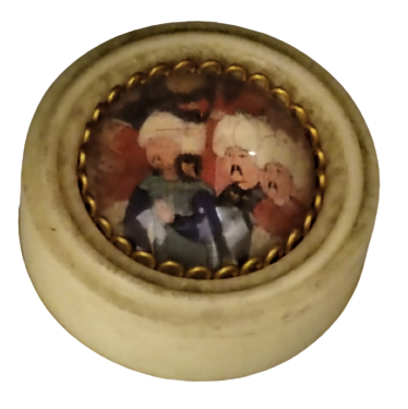 OSMANLI PADİŞAH SULTAN ASKER YENİCERİ SULTAN VEZİRİAZAM PAŞA KADI TÜM GÖREV VE ERKANINI TAS BASKI YUVARLAK KENARLARI TELLİ CAMLI CERCEVELERDE