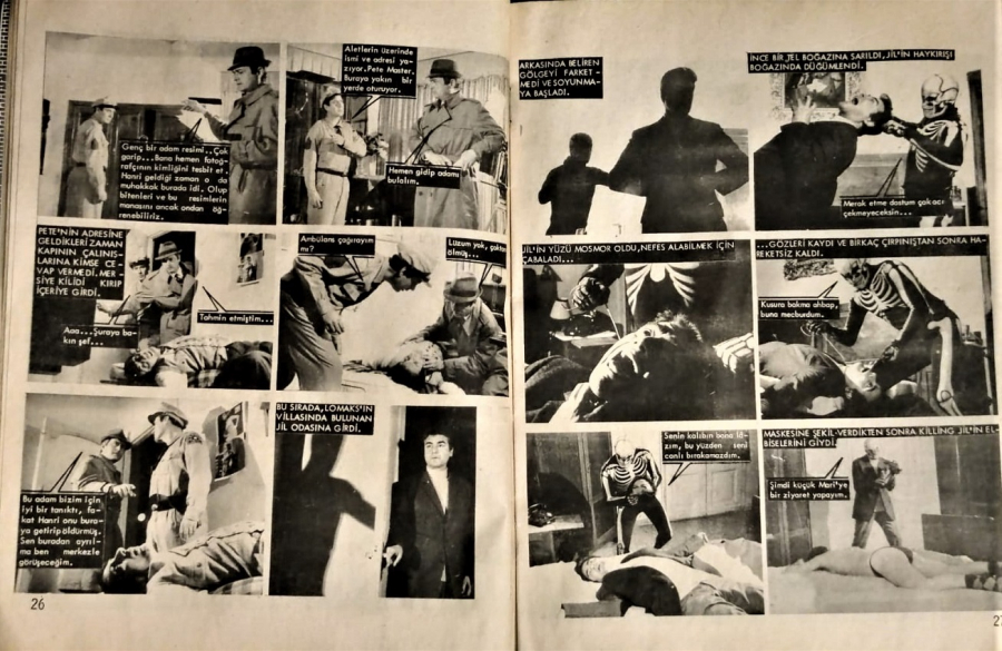 KİLLİNG FOTO ROMAN BİR SARIŞIN DAHA 1968 BASIMI RENKLİ KAPAK İÇİ SİYAH BEYAZ FOTOGRAF KARELERİNDEN KİLİNG SAYI 14 100 KURUŞ DAMGALI