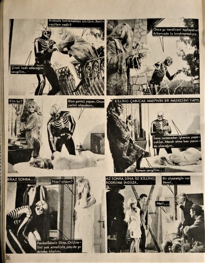 KİLLİNG FOTO ROMAN BİR SARIŞIN DAHA 1968 BASIMI RENKLİ KAPAK İÇİ SİYAH BEYAZ FOTOGRAF KARELERİNDEN KİLİNG SAYI 14 100 KURUŞ DAMGALI