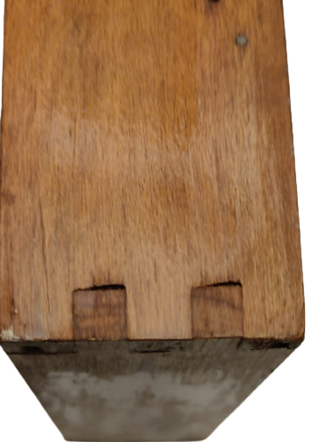 1950 AHŞAP KİLİTLİ POSTA KUTUSU KIRLANGIC GECME EL YAPIM KİLİTLİ İÇİ CAM KISMINDAN GÖRÜNEN ÖNÜ FORMİKA KAPLAMA