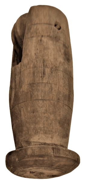 1950 KARŞIDAN KARŞIYA CAMASIR ASMAK İÇİN EL İLE  OYULARAK ELDE YAPILMIŞ AHSAP MAKARA SİSTEMİ