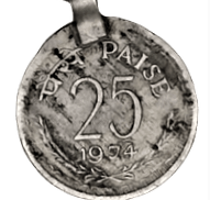 1970 HİNDU PARALARINDAN YAPILMIŞ ŞAMAN İNANCLI KOLYE 