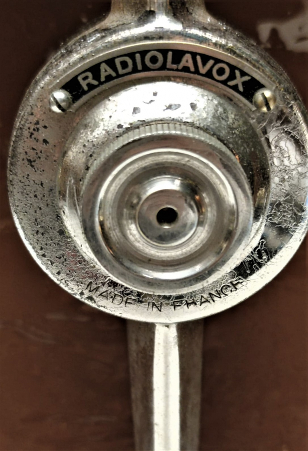 1925 ANTIGUES  RADIOLAVOX MADEIN FRANCE LAMBALI RADYO HARİCİ KARTON DİYAFRAMLI METAL 