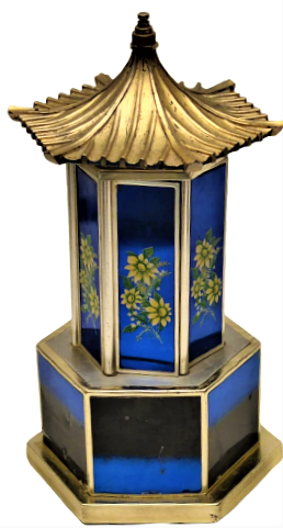 LATERNALI MUZİKLİ MEKANİK KURMALI HAREKETLİ  SIGARA PURO İKRAM KUTUSU