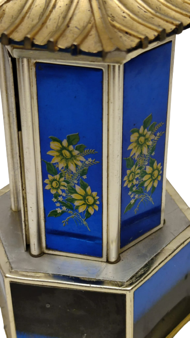 LATERNALI MUZİKLİ MEKANİK KURMALI HAREKETLİ  SIGARA PURO İKRAM KUTUSU