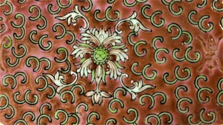 1960 PORSELEN  CİN CAT KULTURU TAM TAKIM CAY TAKIMI TEPSİ KAPAKLI DEMLİK DÖRT ADET CAY İÇİM  BARDAGI