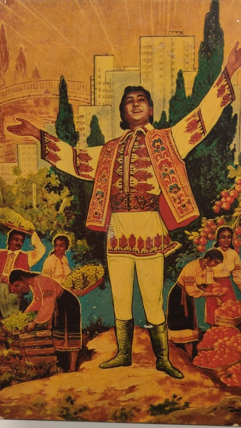 AHŞAP KAPAKLI MÜCEVHER SAKLAMA KUTUSU İÇERSİ KADİFE ÜZERİ LAKE RESİMLİ