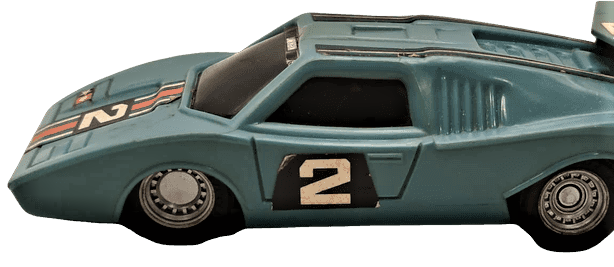 LAMBORGHINI  MAVİ 2 ŞERİTLİ OYUNCAK YARIŞ ARABASI EKSİKSİZ PİLLİ PLASTİK OYUNCAK ARABA