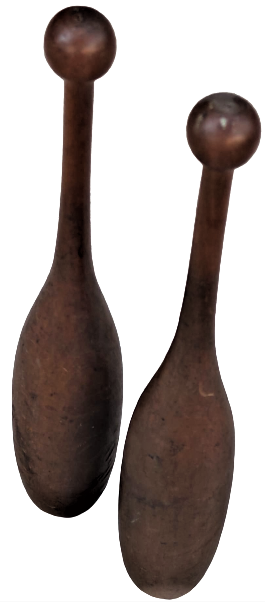 OSMANLI JİMLASTİK VUCUT HAREKETLERİ CALIŞMALARINDA KULLANILAN AHŞAP İKİ ADET LABUT