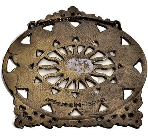 1960 OPPENHEIM İSRAEL PİRİNC 12 BURC ASTROLOJI  VE GÜNEŞ TEMALI BURC HARİTASI 