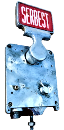 1930 SANWA TAKSİMETRE JAPAN MEKANİK KURMALI TİCARİ TAKSİLERDE KULLANILAN SERBEST BOŞ DOLU GİBİ UYARICI İŞARETLİ