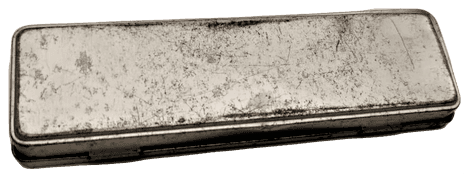 A.W. FABER CASTELL 9000 4H  CİZİM KALEM TENEKE KURSUN KALEM KUTUSU GÖRME ENGELLİLER İÇİN  BRAİLLE ALFABELİ 