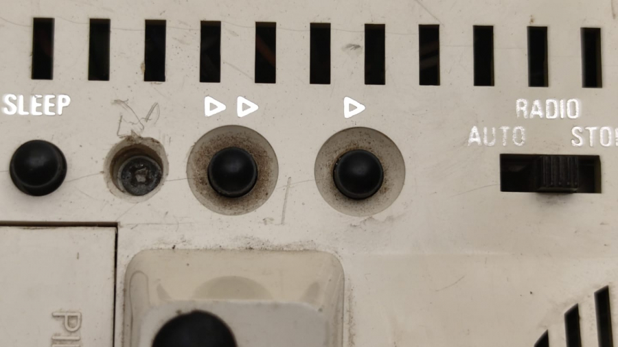 1980 FRANCA DİJİTAL OPTALIX RADIO VENUS AM FM ALARM SAAT RADYO 220 VOLT