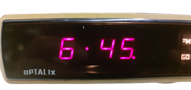 1980 FRANCA DİJİTAL OPTALIX RADIO VENUS AM FM ALARM SAAT RADYO 220 VOLT