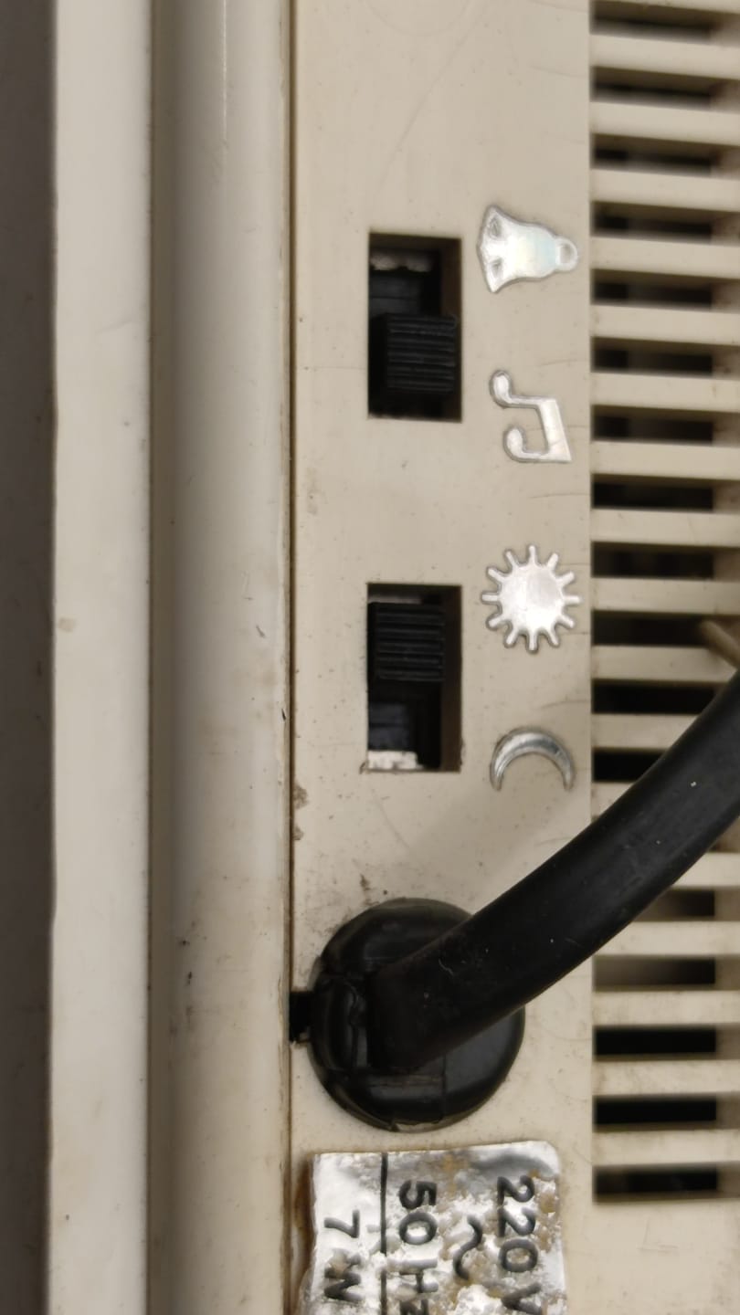 1980 FRANCA DİJİTAL OPTALIX RADIO VENUS AM FM ALARM SAAT RADYO 220 VOLT