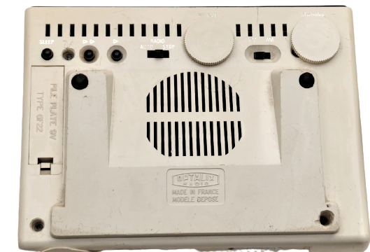 1980 FRANCA DİJİTAL OPTALIX RADIO VENUS AM FM ALARM SAAT RADYO 220 VOLT