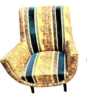 RETRO 60 LI YILLAR CİFT 2 Lİ CAY  KOLTUK İKİLİSİ YAYLI 