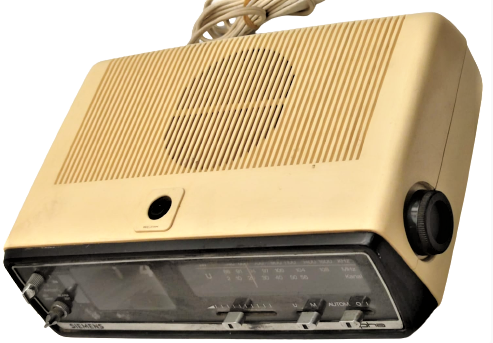 1970 SIEMENS ALPHA RADIO GERMANY YAPRAK GÖSTERGE RADYO SAAT ALARM 