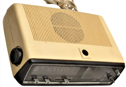1970 SIEMENS ALPHA RADIO GERMANY YAPRAK GÖSTERGE RADYO SAAT ALARM 