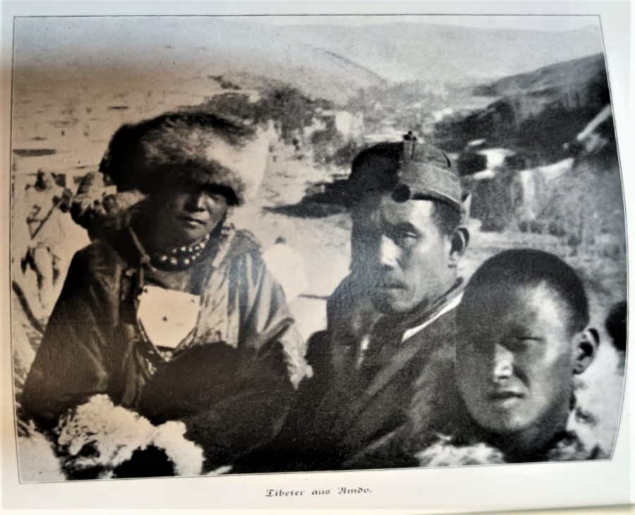 FILCHNER OM MANI PADME HUM  ÇİN VE TİBET SEFERİM 1925 ORJİNAL BASKI  CİLT ÖZEL  KUTUSUNDA YAYINCI FA BROCKHAUS LEİPZİG