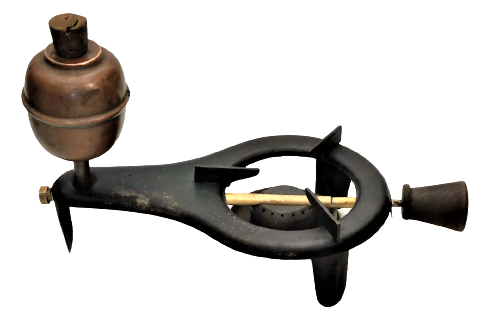 1950 BAKIR MANTAR DEPOLU ALEV AYARLI USA AMERİKAN METAL İSPİRTO OCAGI