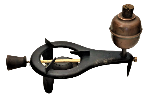 1950 BAKIR MANTAR DEPOLU ALEV AYARLI USA AMERİKAN METAL İSPİRTO OCAGI