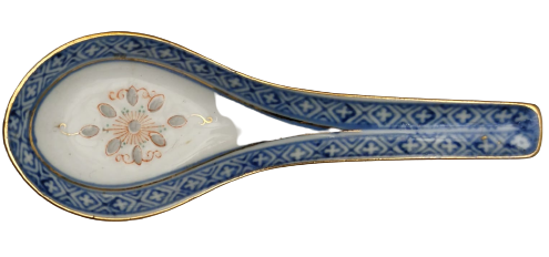 CİN YEMEK KÜLTÜRÜ CORBA SERVİS TAKIMI PORSELEN ÜZERİ CİN CİCEKLİ ON PARCA