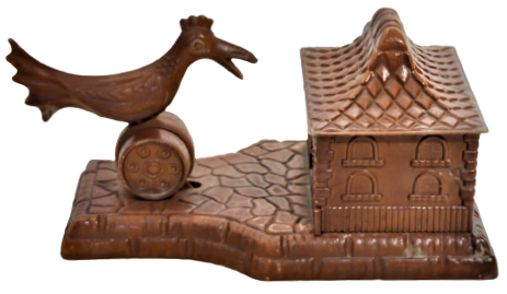 1960 AGZINDA SIGARA İKRAM EDEN KUŞ MEKANIK CALISAN SIGARA İKRAM KUTUSU