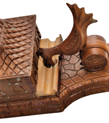 1960 AGZINDA SIGARA İKRAM EDEN KUŞ MEKANIK CALISAN SIGARA İKRAM KUTUSU