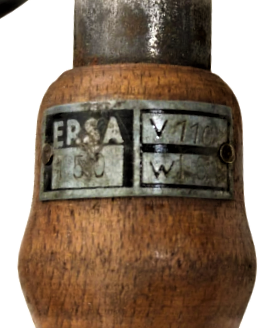 1950 BÜYÜK BOYDA AHŞAP SAPLI  GERMANY ERSA LEHİM HAVYASI 110 VOLT