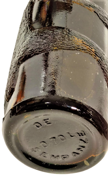 1960 DOLU  70 LİK MANTAR TIPALI KAPAGI ACILMAMIŞ AVSA  ŞEMPANZE ŞARAP ŞİŞE ÜZERİNE SARILMIŞ KABARTMA ŞEMPAZE