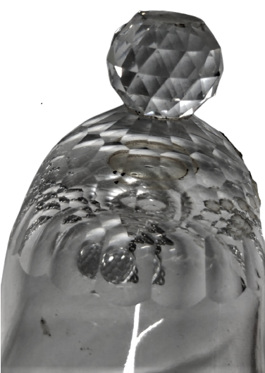 UŞAK HİZMETCİ CAGIRMA HABER ZİLİ KRISTAL CAMDAN YAPILMIŞ CİZ CAN