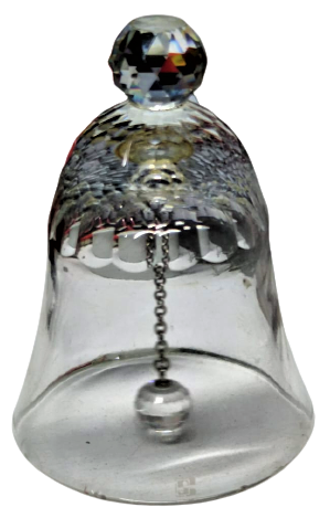 UŞAK HİZMETCİ CAGIRMA HABER ZİLİ KRISTAL CAMDAN YAPILMIŞ CİZ CAN