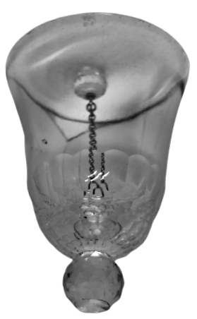 UŞAK HİZMETCİ CAGIRMA HABER ZİLİ KRISTAL CAMDAN YAPILMIŞ CİZ CAN