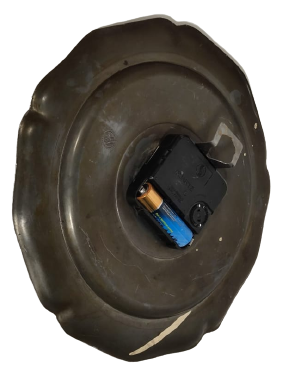 1940 ALMAN QUARTZ MAKİNE REIN ZİNN ZİN DÖKÜM DAMGALI ROMEN RAKAMLI DUVAR SAATİ