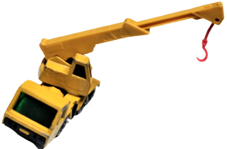 MATCHBOX SUPERFAST CRANE TRUCK MADE IN ENGLAND LESNEY PRODUCTS 1976   NO 49