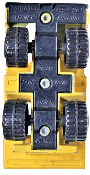 İNGİLİZ MATCHBOX SUPERFAST LESNEY FAUN DUMP TRUCK NO 58  1976 KOLEKSİYONLUK OYUNCAK DAMPERLİ SARI FAUN HARFİYAT KAMYONU 