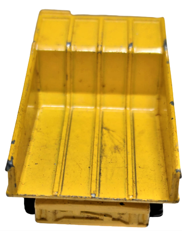 İNGİLİZ MATCHBOX SUPERFAST LESNEY FAUN DUMP TRUCK NO 58  1976 KOLEKSİYONLUK OYUNCAK DAMPERLİ SARI FAUN HARFİYAT KAMYONU 