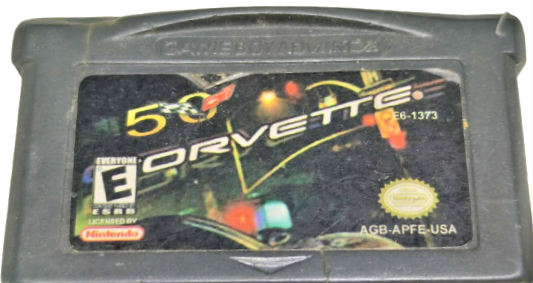NİNTENDO GAME BOY ADVANCE CART 50 CORVETTE VERSION AGB-002 OYUN KASEDİ 