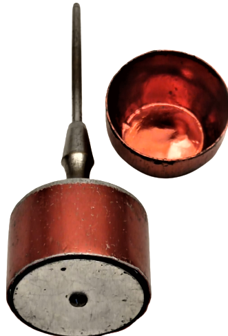 1960 FAVORİTE  MADE IN SWITZERLAND ALİMÜNYUM PARLAK KIRMIZI RENDE SAAT UFLEME POMPASI MEKANİK