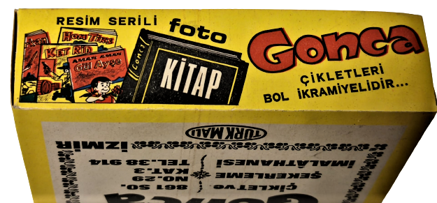 GONCA CİKLETLERİ BOŞ KARTON KUTU RENKLİ OFSET BASKI RESİM SERİLİ FOTO  GONCA CİKLETLERİ BOL İKRAMİYELİDİR