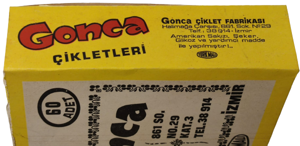 GONCA CİKLETLERİ BOŞ KARTON KUTU RENKLİ OFSET BASKI RESİM SERİLİ FOTO  GONCA CİKLETLERİ BOL İKRAMİYELİDİR