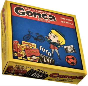 GONCA CİKLETLERİ BOŞ KARTON KUTU RENKLİ OFSET BASKI RESİM SERİLİ FOTO  GONCA CİKLETLERİ BOL İKRAMİYELİDİR