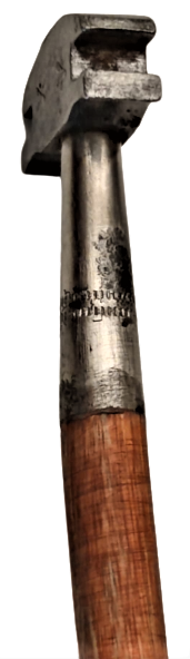 OSMANLI CİFT YILDIZ ELMAS CAM KESME ALETİ AHŞAP SAPLI EKSİKSİZ TEK TAŞLIDIR