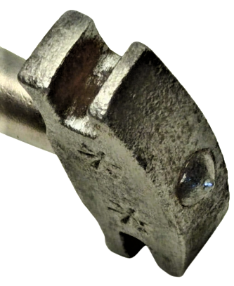 OSMANLI CİFT YILDIZ ELMAS CAM KESME ALETİ AHŞAP SAPLI EKSİKSİZ TEK TAŞLIDIR