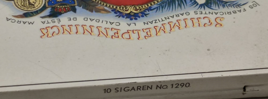 SCHIMMELPENNINK LOS FABRİANTES GARANTİZAN LA ALIDAD DE ESTA MARCA MADEIN HOLLAND