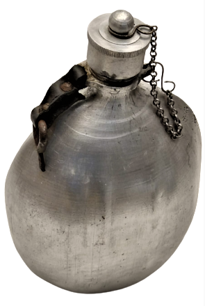 OSMANLI İCİN ÖZEL YAPILMIŞ AMERİKAN YAPIMI TÜRK ASKER İN CANAKKALEDE KULLANDIĞI MATARA ASAKİRİ ŞAHANE YAZILI