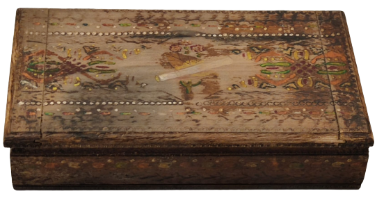 HAPISHANE İŞİ EL KÖK BOYAMA EL YAPIM USTA İŞİ SIGARA İKRAM KAPAKLI İCERSİ HAREKETLİ AHŞAP SUNUM KUTUSU 40 DAL SİGARA KOYMA