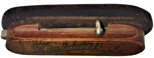 1940 DULCETTO MAGNET PAD NADİR 78 DEVİR GRAMOFON TAŞ PLAK TEMİZLEYİCİ  MANİVELALI MIKNATISLI 