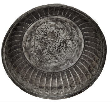 OSMANLI DAMGALI DİLİMLİ BAKIR SAGAN EL DOGME GECME TABANLI KENARLAR KIVRIK KALAYLI SAGAN